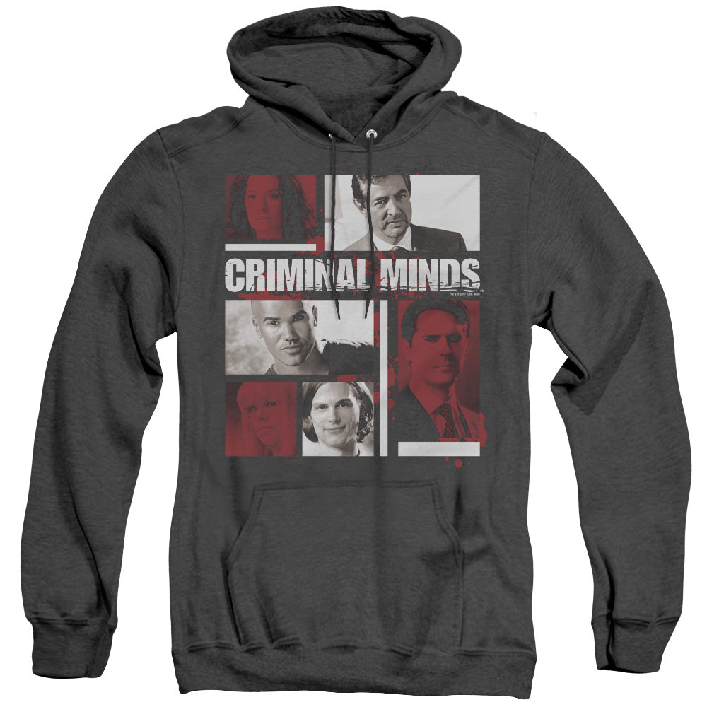 Criminal Minds Character Boxes Heather Mens Hoodie Black