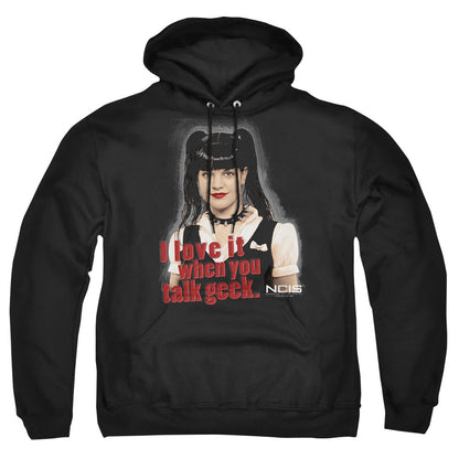 Ncis Geek Talk Mens Hoodie Black