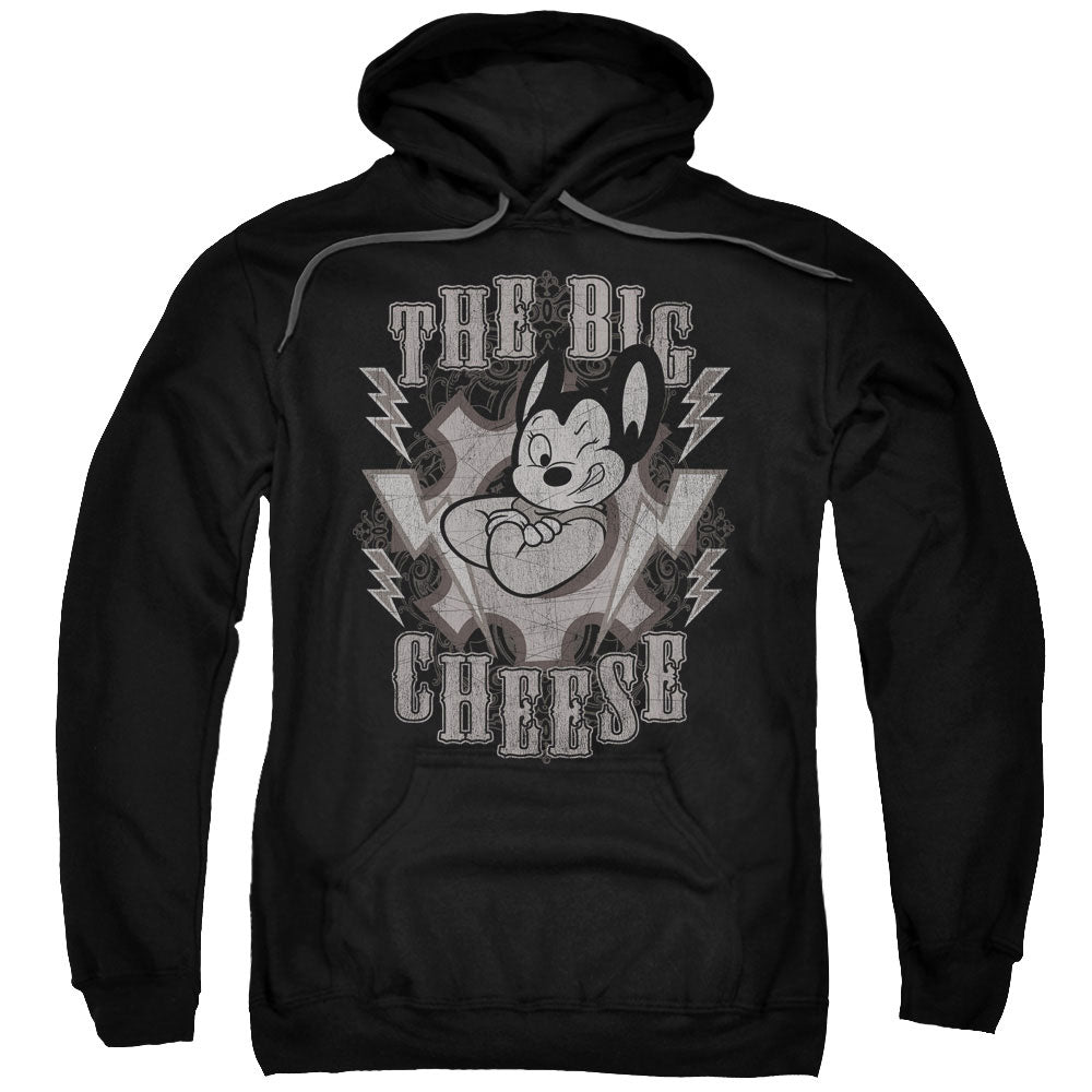 Mighty Mouse The Big Cheese Mens Hoodie Black