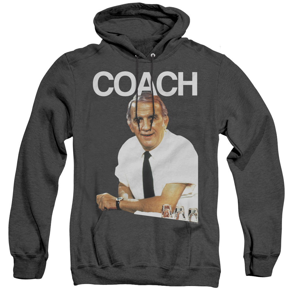 Cheers Coach Heather Mens Hoodie Black