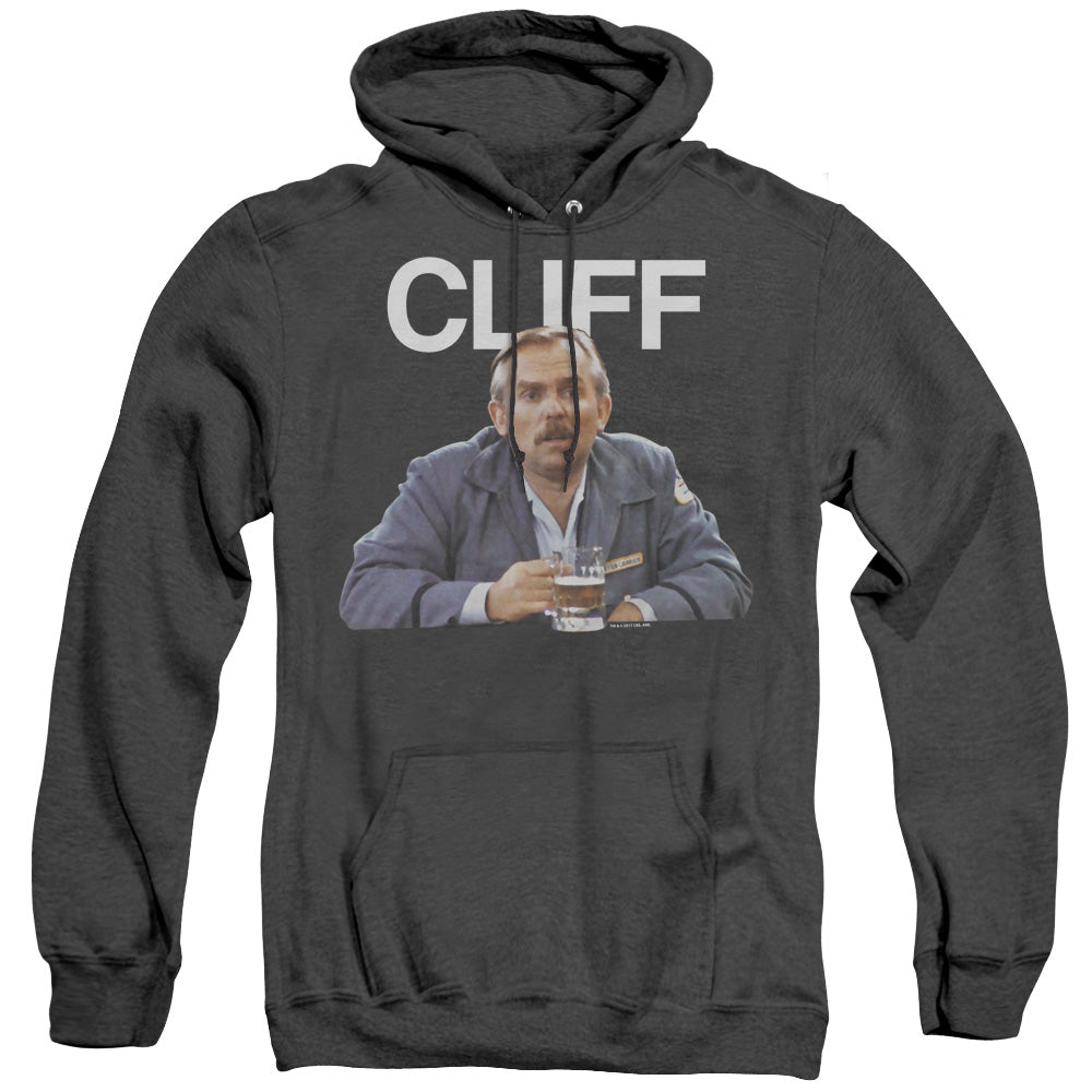 Cheers Cliff Heather Mens Hoodie Black