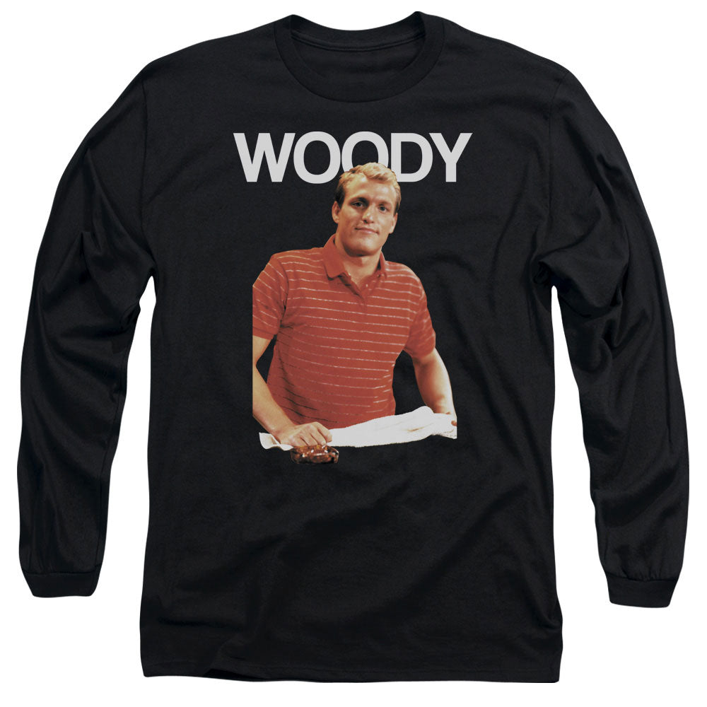 Cheers Woody Mens Long Sleeve Shirt Black Officially Licensed