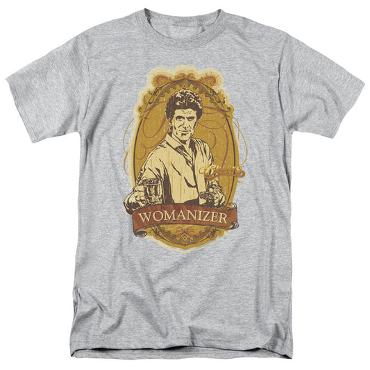 Cheers Womanizer Mens T Shirt Athletic Heather
