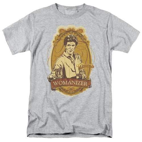 Cheers Womanizer Mens T Shirt Athletic Heather