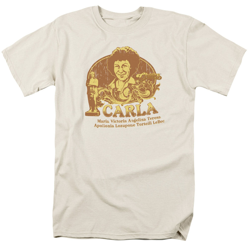 Cheers Carla Mens T Shirt Cream