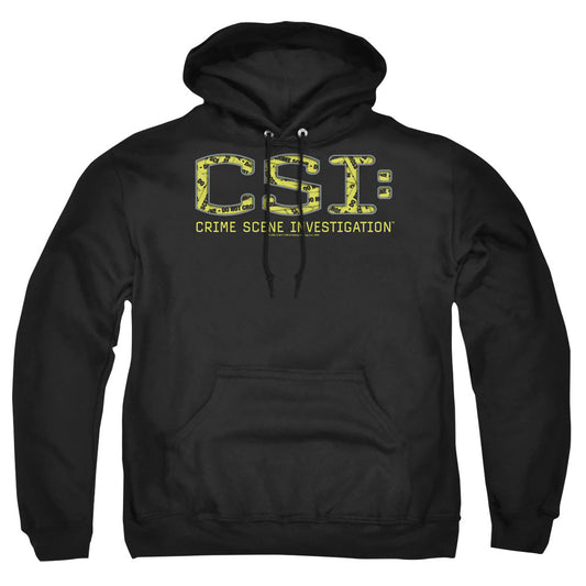 Csi Collage Logo Mens Hoodie Black