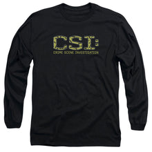 Load image into Gallery viewer, Csi Collage Logo Mens Long Sleeve Shirt Black Officially Licensed
