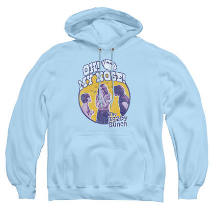 Brady Bunch My Nose Mens Hoodie Light Blue