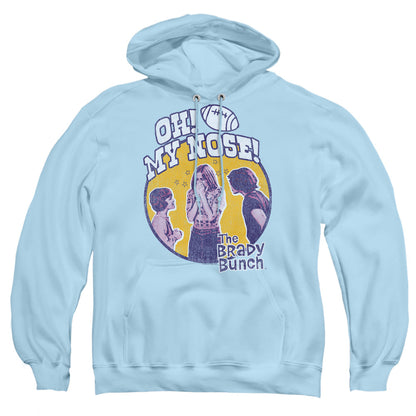 Brady Bunch My Nose Mens Hoodie Light Blue