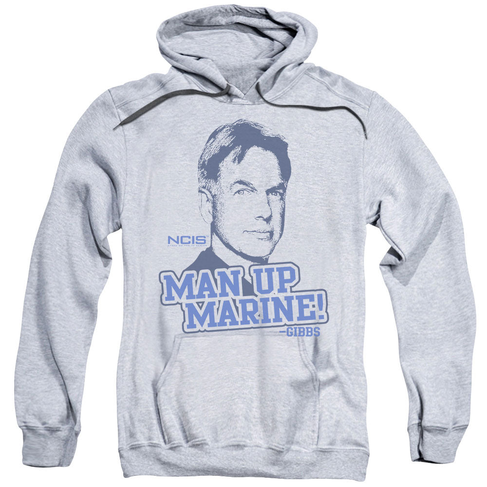 Ncis Man Up Mens Hoodie Athletic Heather