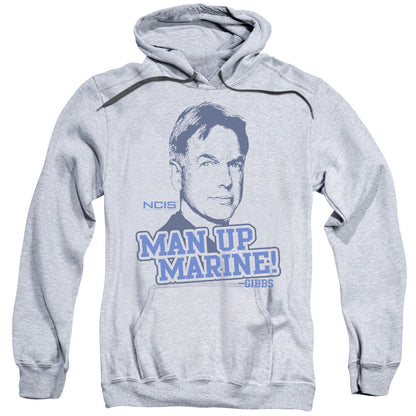 Ncis Man Up Mens Hoodie Athletic Heather