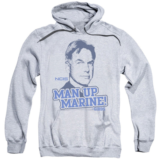 Ncis Man Up Mens Hoodie Athletic Heather