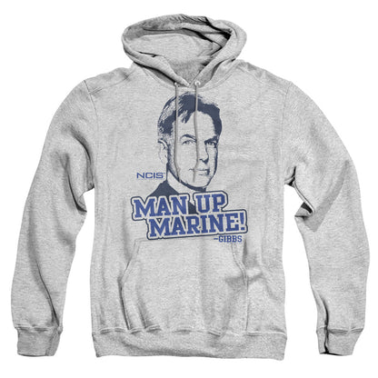 Ncis Man Up Mens Hoodie Athletic Heather