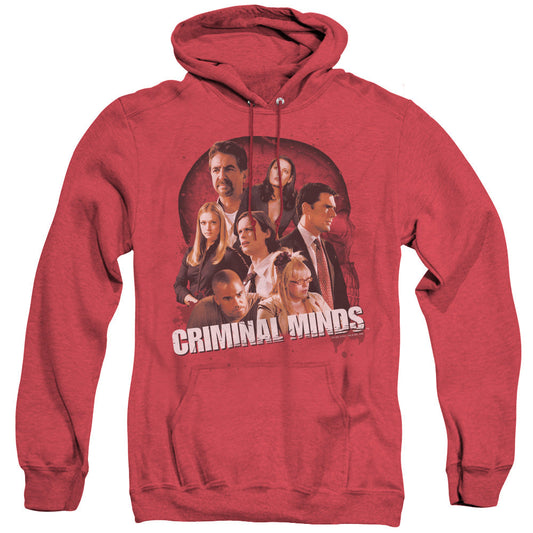 Criminal Minds Brain Trust Heather Mens Hoodie Red
