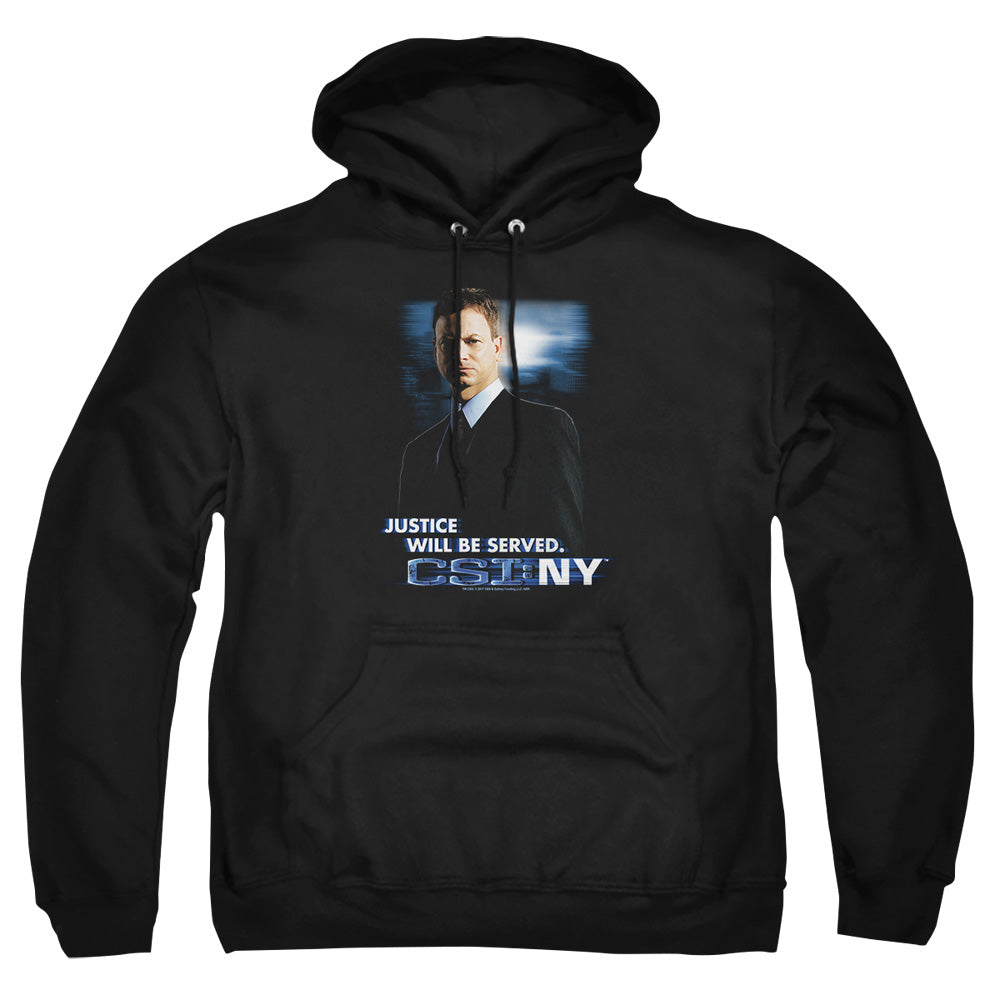 Csi:Ny Justice Served Mens Hoodie Black