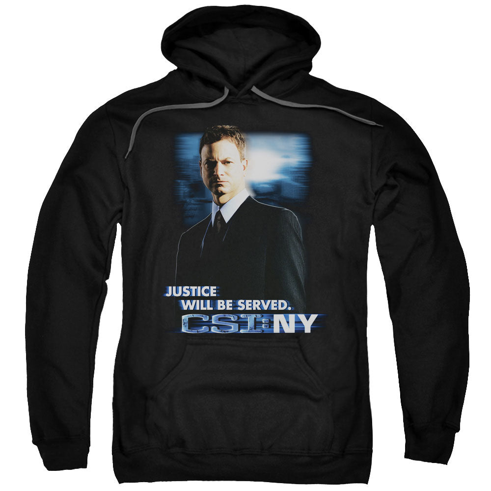 Csi:Ny Justice Served Mens Hoodie Black