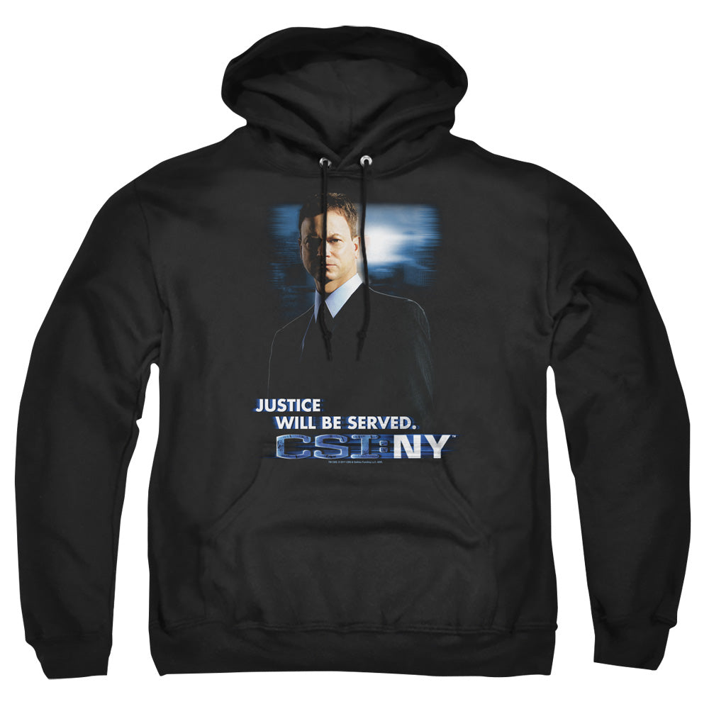 Csi:Ny Justice Served Mens Hoodie Black