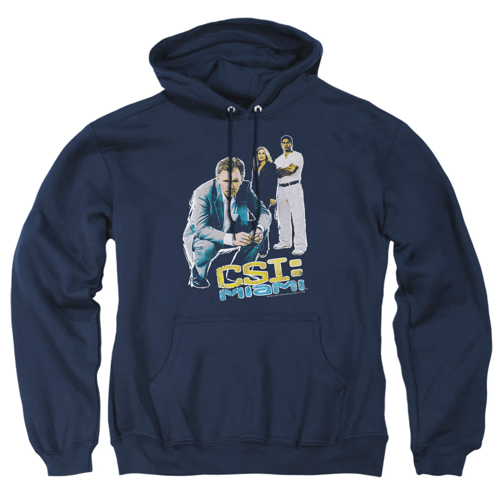 Csi:Miami In Perspective Mens Hoodie Navy