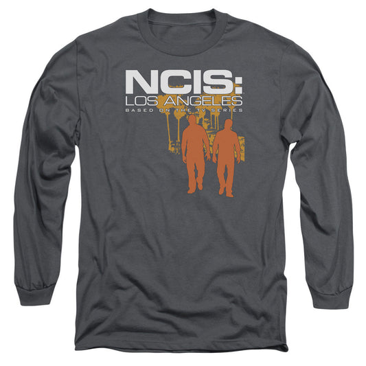 Ncis:La Slow Walk Mens Long Sleeve Shirt Charcoal