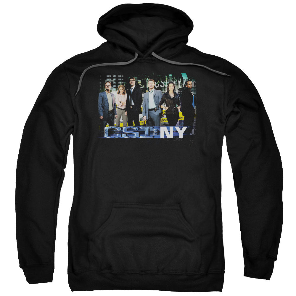 Csi Ny Cast Mens Hoodie Black