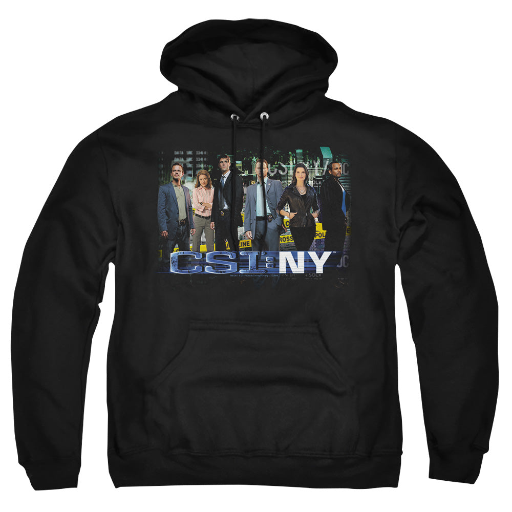 Csi Ny Cast Mens Hoodie Black