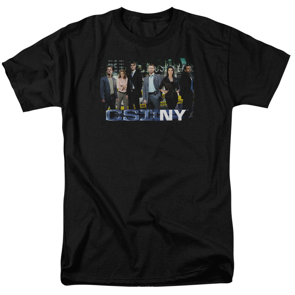 Csi Ny Cast Mens T Shirt Black