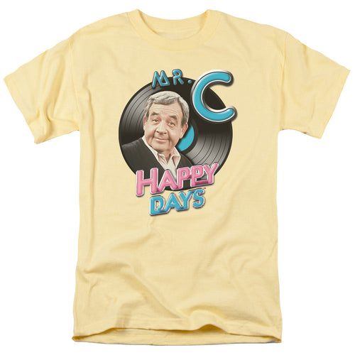 Happy Days Mr. C Mens T Shirt Banana