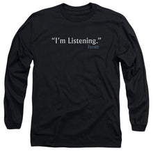 Load image into Gallery viewer, Frasier Im Listening Mens Long Sleeve Shirt Black Officially Licensed
