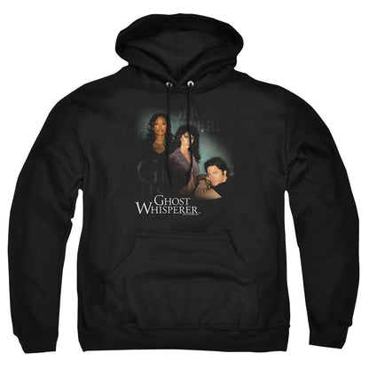 Ghost Whisperer Diagonal Cast Mens Hoodie Black