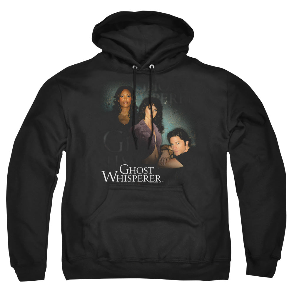 Ghost Whisperer Diagonal Cast Mens Hoodie Black