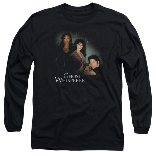 Ghost Whisperer Diagonal Cast Mens Long Sleeve Shirt Black Officially Licensed
