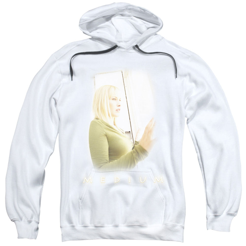 Medium White Light Mens Hoodie White