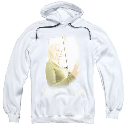 Medium White Light Mens Hoodie White