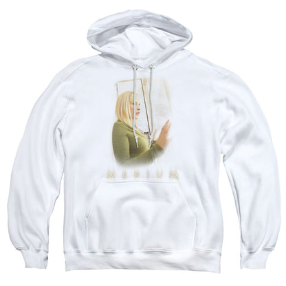 Medium White Light Mens Hoodie White