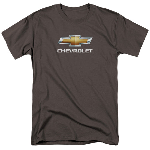 Chevrolets Chevy Bowtie Stacked Mens T Shirt Charcoal