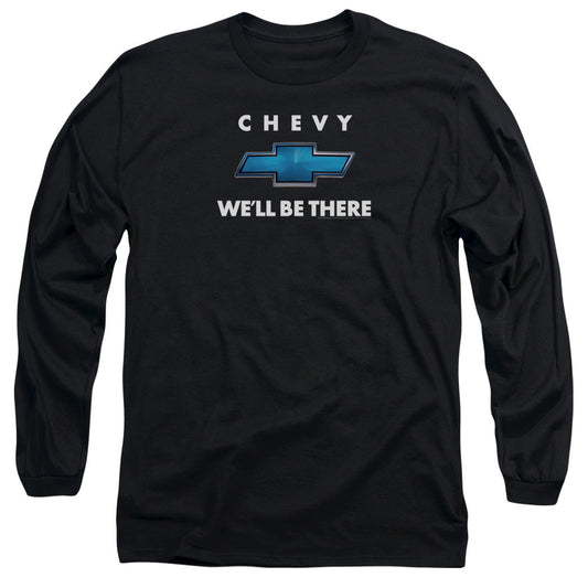 Chevrolet Well Be There Mens Long Sleeve Shirt Black Officially Licensed