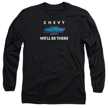 Load image into Gallery viewer, Chevrolet Well Be There Mens Long Sleeve Shirt Black Officially Licensed
