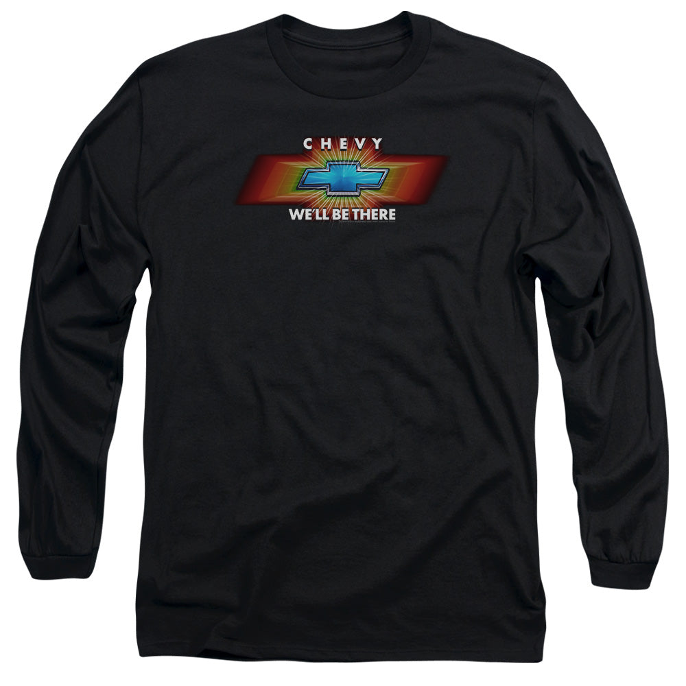 Chevrolet Chevy Well Be There Tv Spot Mens Long Sleeve Shirt Black Officially Licensed