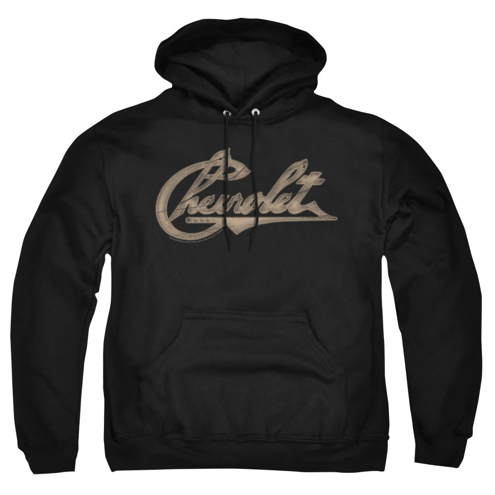 Chevrolet Chevy Script Mens Hoodie Black
