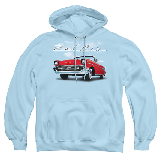 Chevrolet Bel Air Clouds Mens Hoodie Light Blue