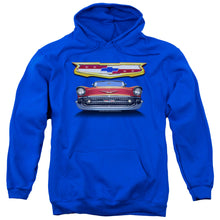 Load image into Gallery viewer, Chevrolet 1957 Bel Air Grille Mens Hoodie Royal Blue
