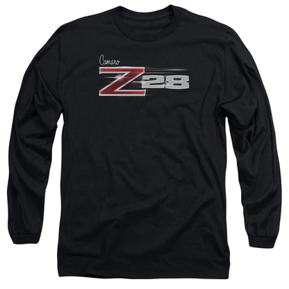 Chevrolet Z28 Logo Mens Long Sleeve Shirt Black Officially Licensed
