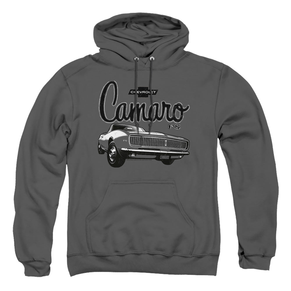 Chevrolet Script Car Mens Hoodie Charcoal