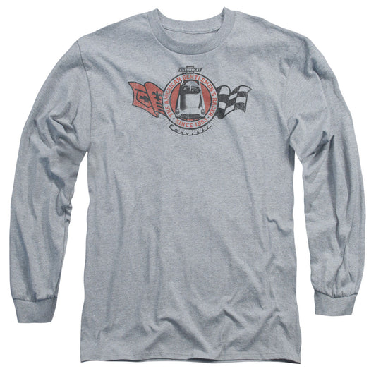 Chevrolet Gentlemens Racer Mens Long Sleeve Shirt Athletic Heather Officially Licensed