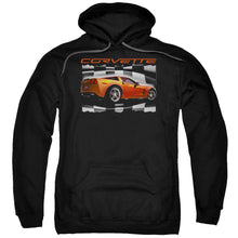 Load image into Gallery viewer, Chevrolet Orange Z06 Vette Mens Hoodie Black
