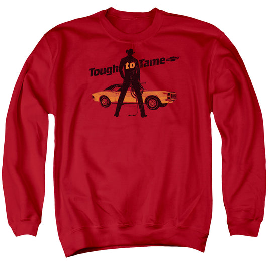 Chevrolet Tough To Tame Mens Crewneck Sweatshirt Red Officially Licensed