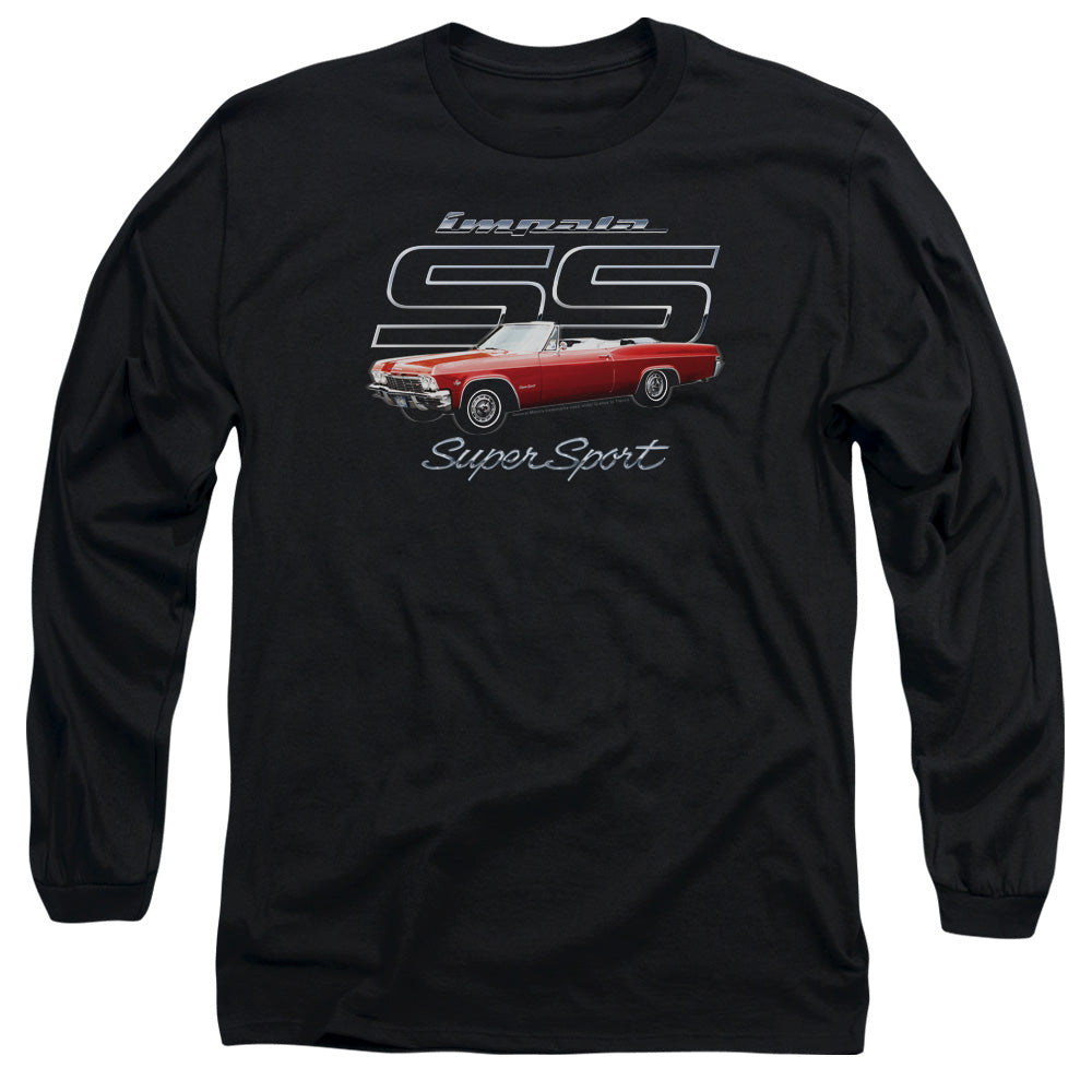 Chevrolet Impala Ss Mens Long Sleeve Shirt Black Officially Licensed