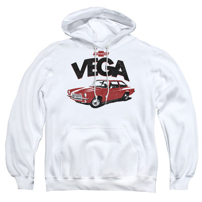 Chevrolet Rough Vega Mens Hoodie White