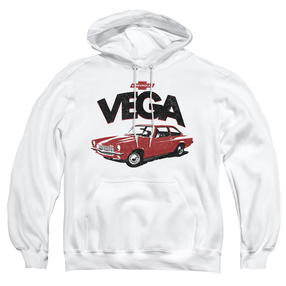 Chevrolet Rough Vega Mens Hoodie White