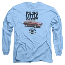 Load image into Gallery viewer, Chevrolet Vega The Neat Little Woody Mens Long Sleeve Shirt Carolina Blue Officially Licensed
